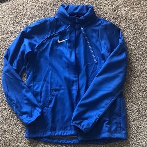Nike Dri-Fit Blue Zip Up w/ Hidden Hood (M)